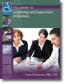 Leadership and Supervision in Business - Book Cover 
