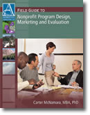 Nonprofit Program Design, Marketing and Evaluation - Book Cover 