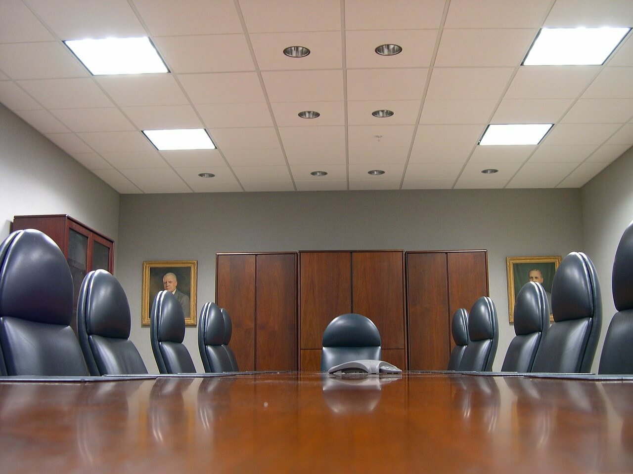 A meeting board room