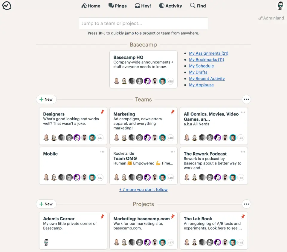 How Basecamp works, what it's like to organize your projects & teams in one place