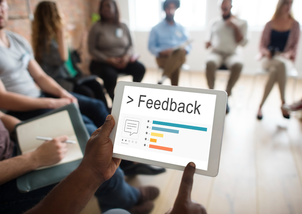A-feedback-evaluation-on-a-tablet