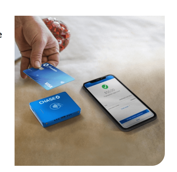 Chase for Business visa ATM card and mobile app