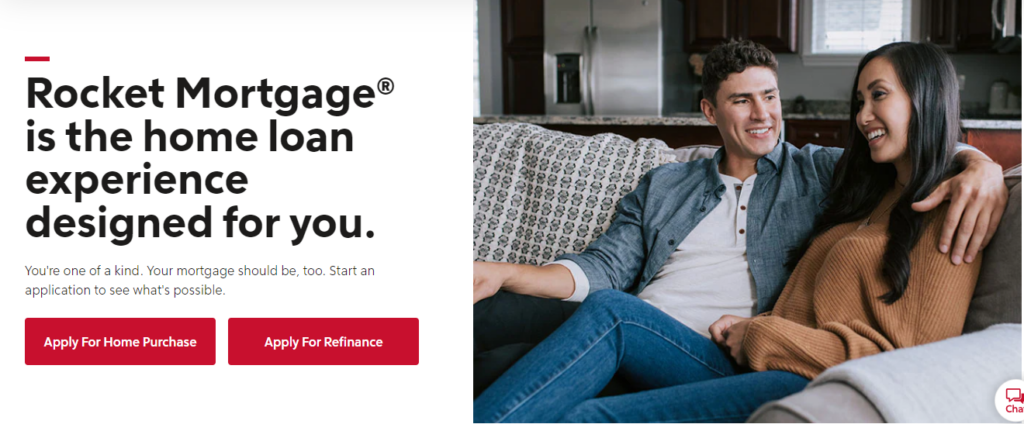 Rocket Mortgage page preview