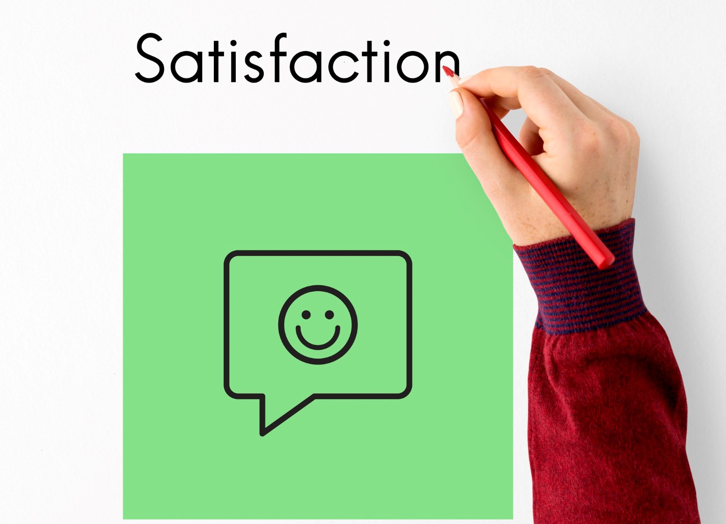 Survey satisfaction on customer service