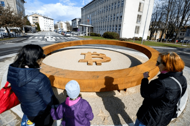 BTC monument in Slovenia