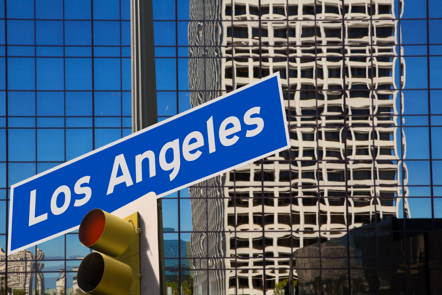 Los Angeles road sign
