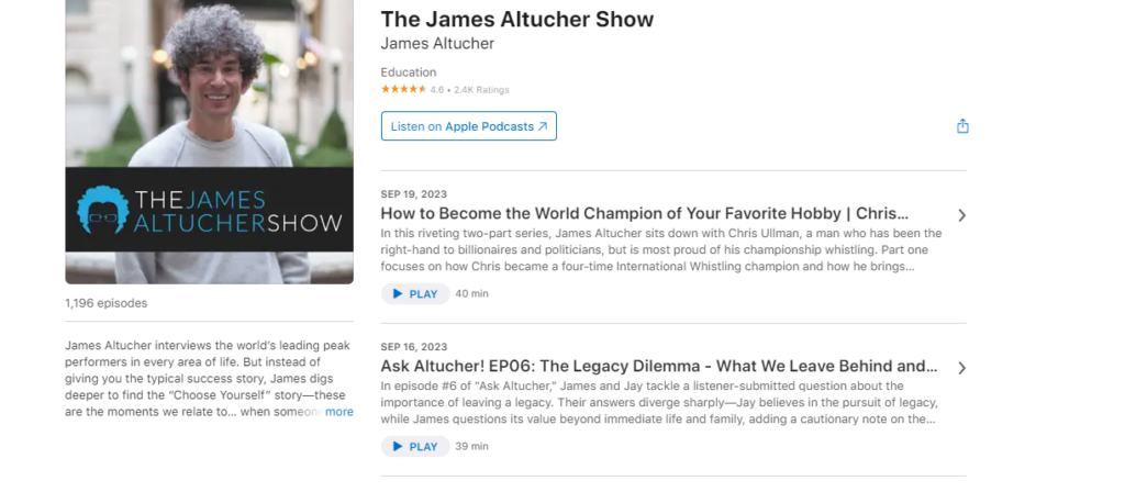 James Alchuter show podcast
