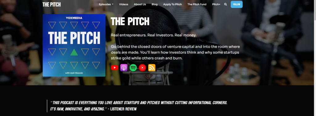 The Pitch podcast