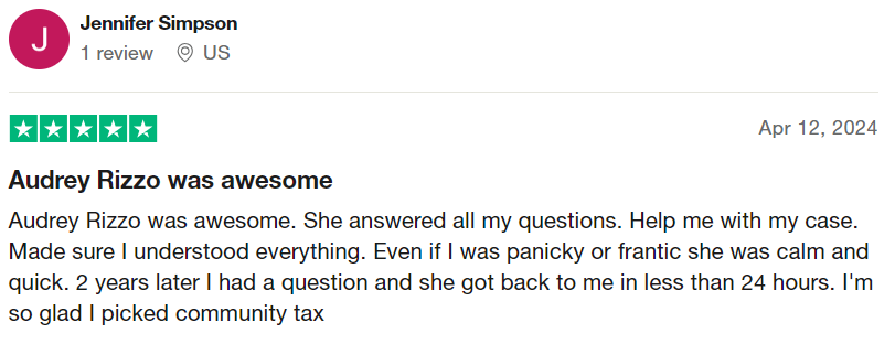Community Tax User Reviews