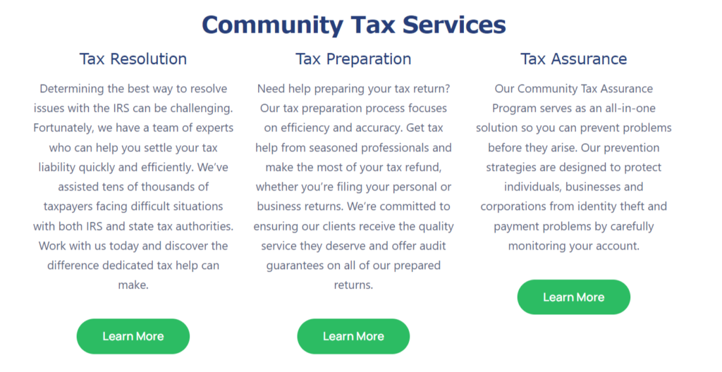 Community Tax Services